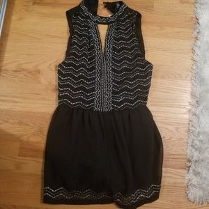 Embroidered Romper